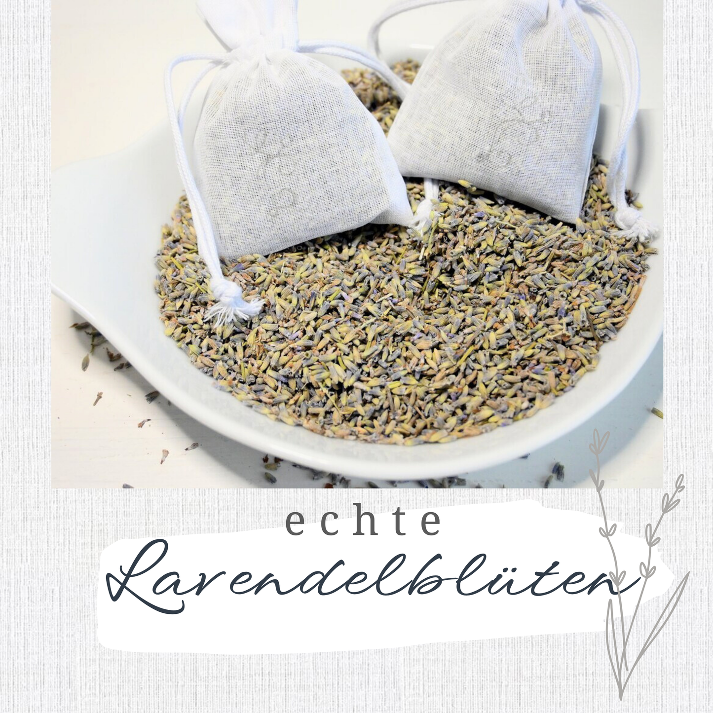 Lavendelsäckchen 2Stk | Duftsäckcken mit echtem Lavendel