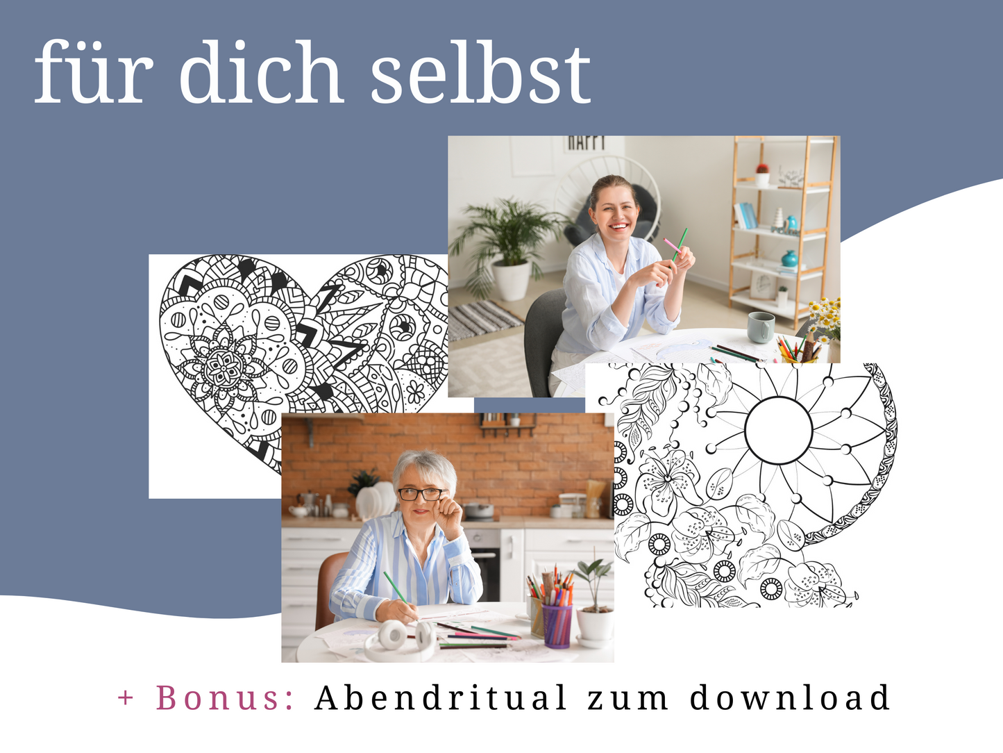 Digitales Malbuch Mandalas für Erwachsene zum ausdrucken | 40 Mandala Malvorlagen zum ausmalen