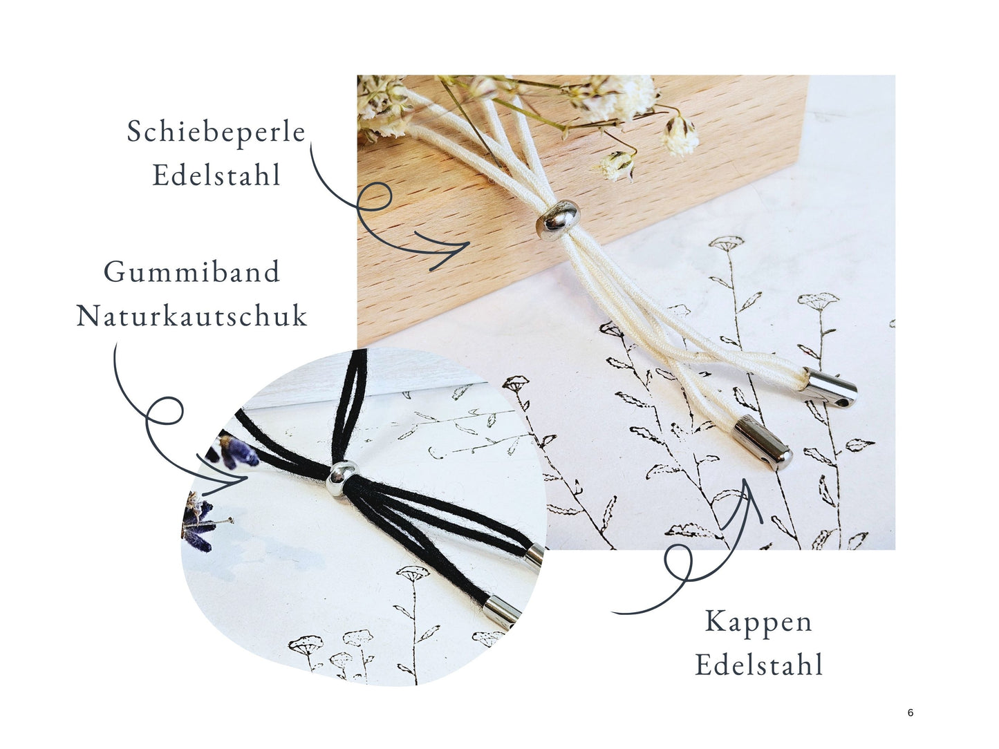 Filigranes Armband | Freundschaftsarmband | Schmuck Geschenk mit Edelstahlanhänger |