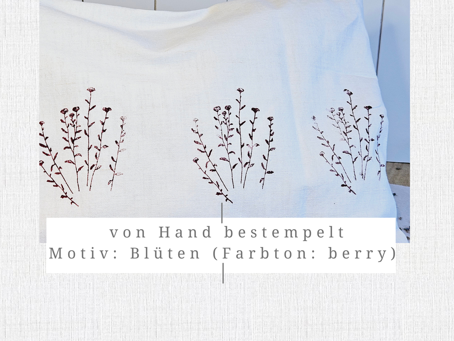 Lavendelkissen zum schlafen | Entspannungskissen Lavendelblüten | Dufkissen Lavendel Gr. L