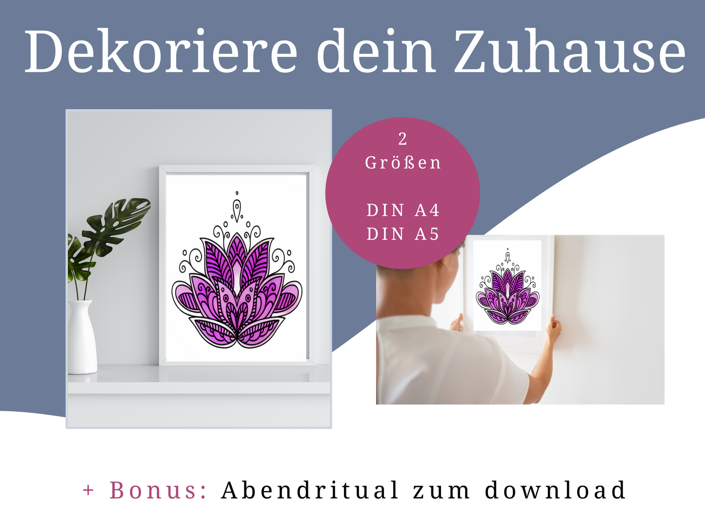 Digitales Malbuch Mandalas für Erwachsene zum ausdrucken | 40 Mandala Malvorlagen zum ausmalen