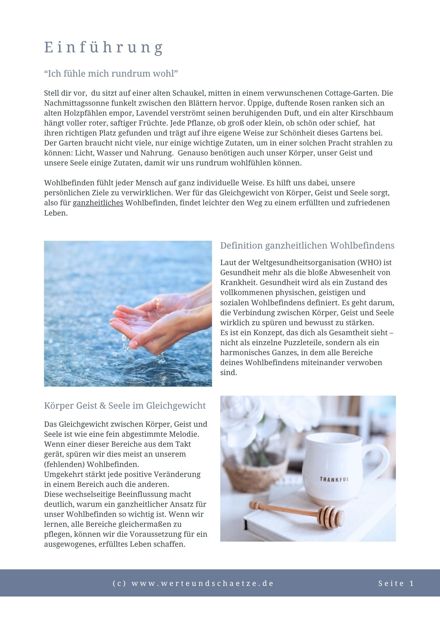 Wohlbefinden & Wohlfühlen steigern | EBook: Körper, Geist und Seele pflegen - ein kleiner Leitfaden für mehr Entspannung und besser schlafen