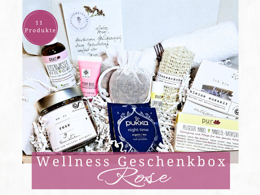 Wellness Box Rose, Self care Box, Beauty Box Frauen, Gr. L