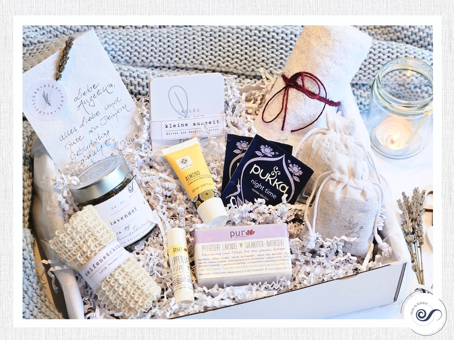 Wellness Geschenkbox Lavendel L