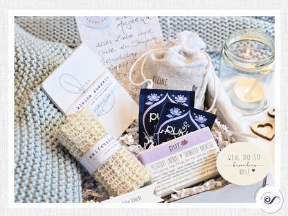 Wellness Geschenkbox, Wellnessbox, Wellness Set, Lavendel, Gr. S