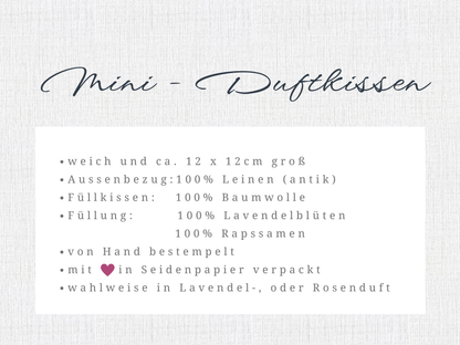 Mini Duftkissen Lavendelkissen