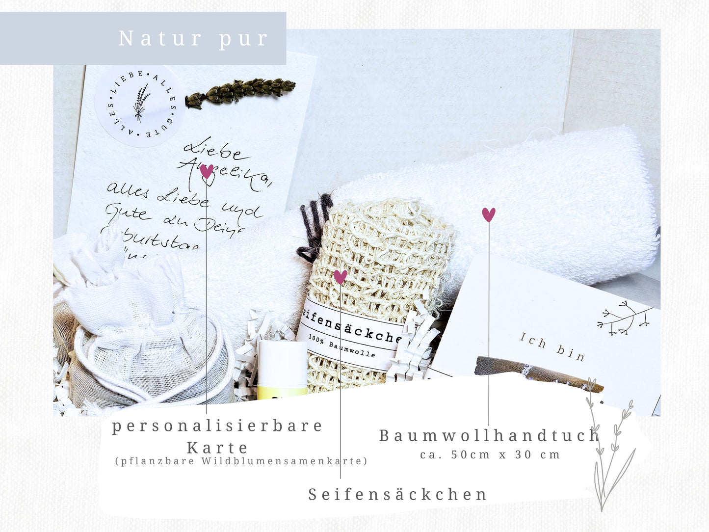 Wellness Box Lavendel, Self care Box, Beauty Box Frauen Gr. L