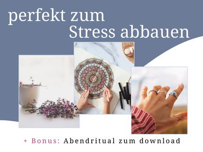 Digitales Malbuch Mandalas für Erwachsene zum ausdrucken | 40 Mandala Malvorlagen zum ausmalen