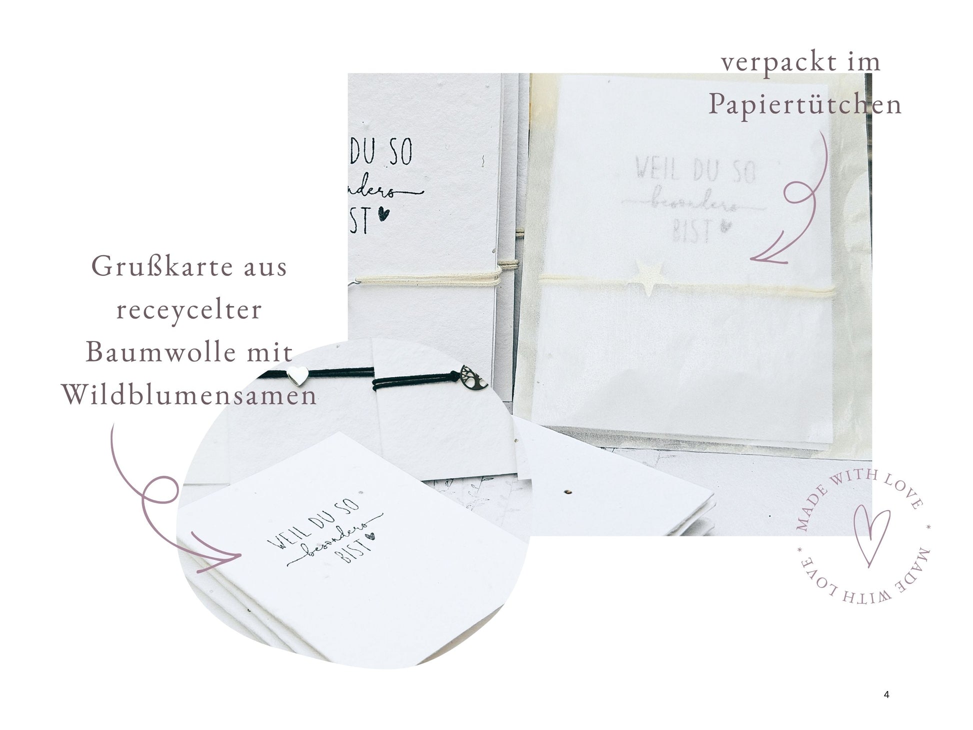 Armband elastisch, Baumwolle mit Edelstahl Anhänger "Stern", Freundschaftsarmband, kleine Aufmerksamkeit Frau für Freundin