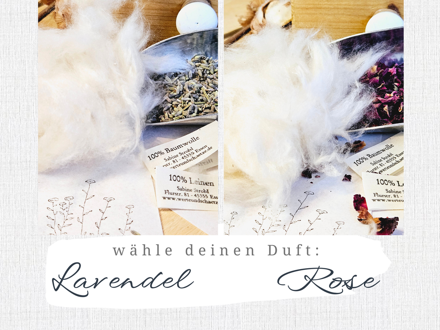 Lavendelkissen zum schlafen | Entspannungskissen Lavendelblüten | Dufkissen Lavendel Gr. L