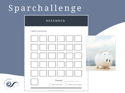 monatlicher Budget Planer deutsch zum ausdrucken, Finanzübersicht, Haushaltsplan, Einnahmen Ausgaben Übersicht, Sparchallenge, Finanzplan