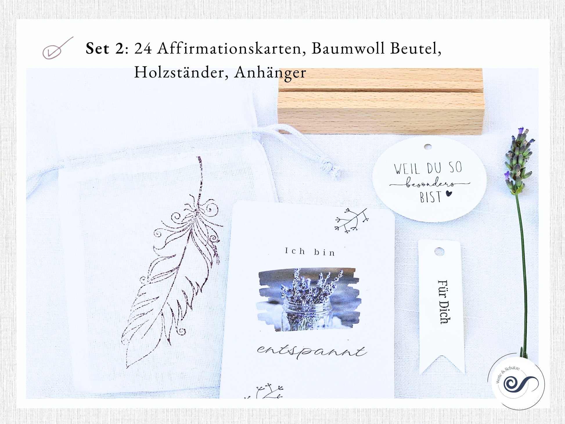 Affirmationskarten, 24 Mutmach Karten, Set 3