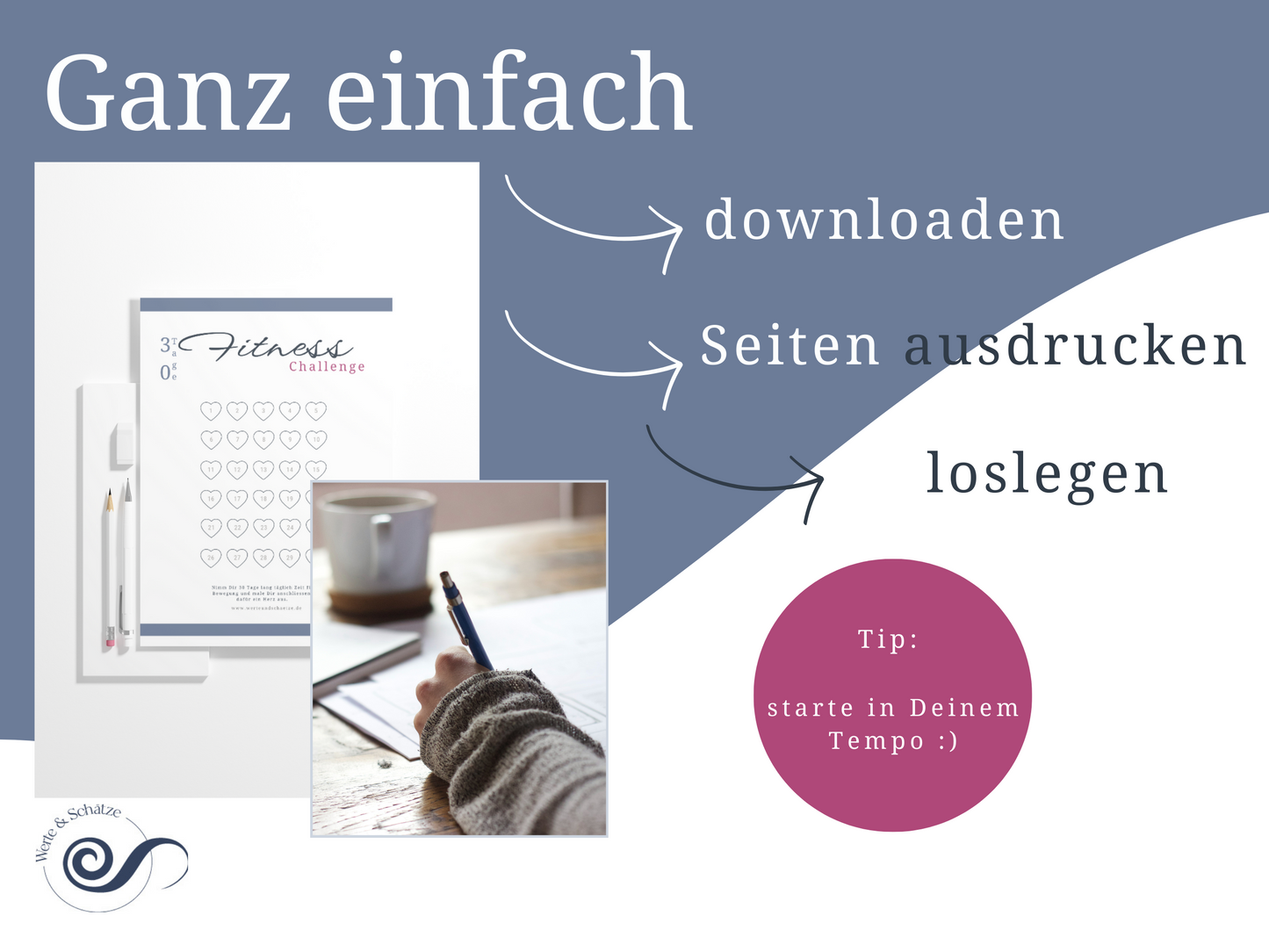 Workout Planer | Trainingsplan Fitnesstagebuch zum ausdrucken | Sportplan | Fitnessplaner