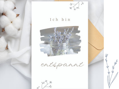 24 Affirmationskarten für Erwachsene zum download ausdrucken (pdf)