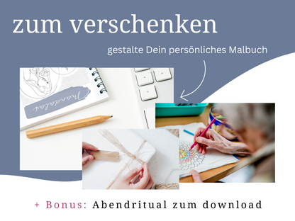 Digitales Malbuch Mandalas für Erwachsene zum ausdrucken | 40 Mandala Malvorlagen zum ausmalen