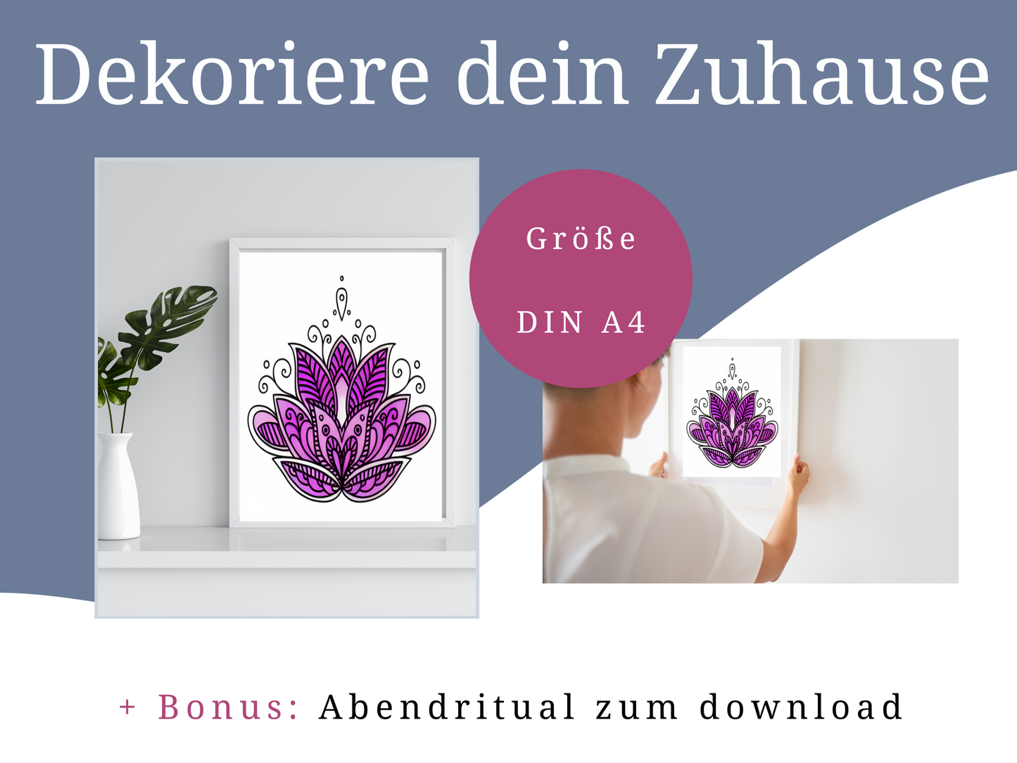 Digitales Malbuch Mandalas für Erwachsene zum ausdrucken | 40 Mandala Malvorlagen zum ausmalen