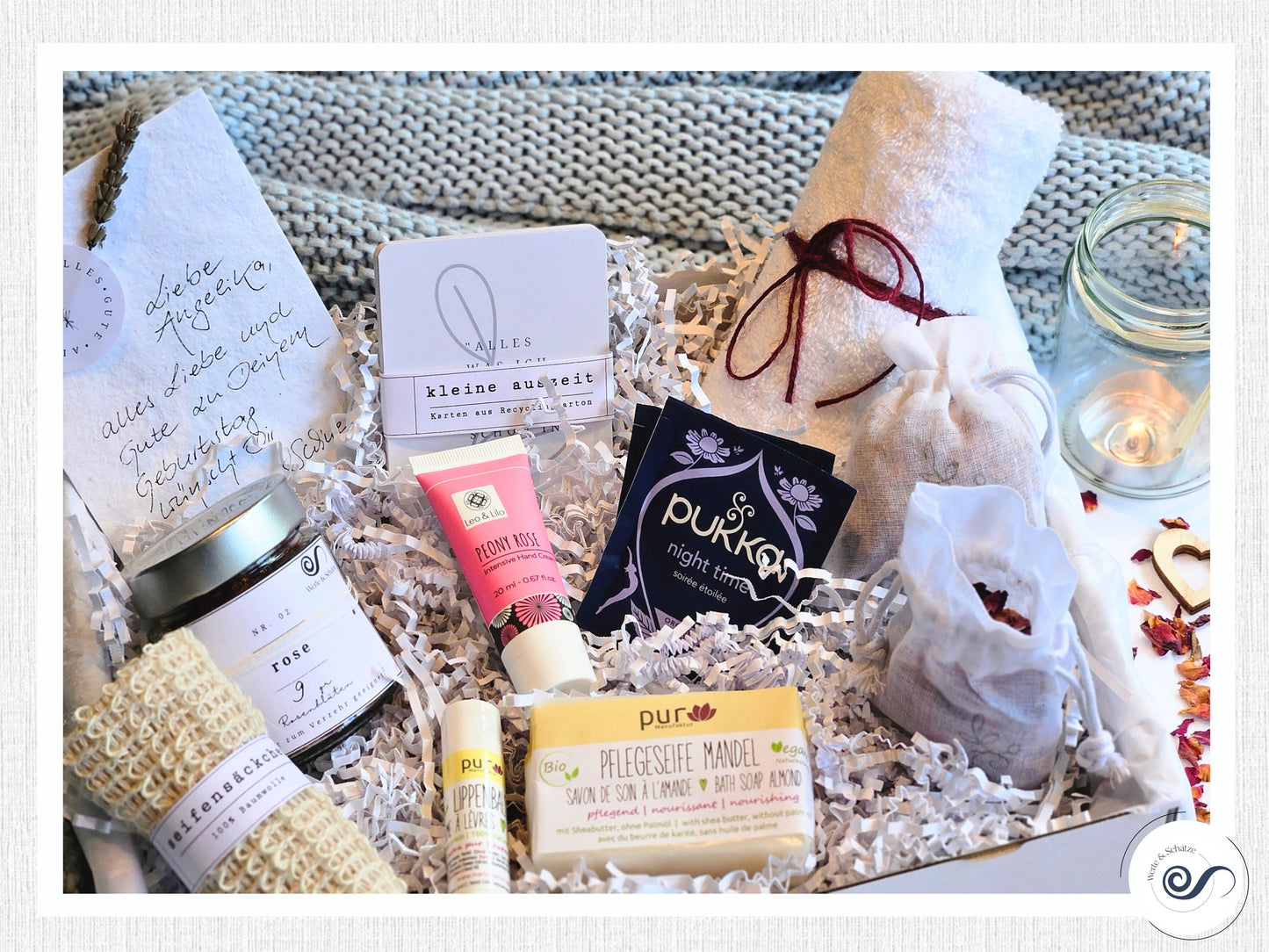 Wellness Geschenkbox, Wellness Box Rose, Gr. L