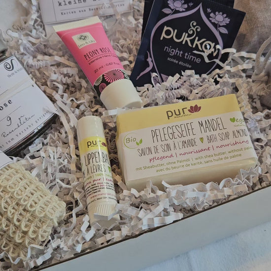 Wellness Geschenkbox, Wellness Box Rose, Gr. S, Video