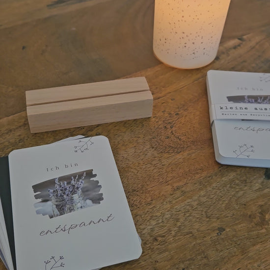 Affirmationskarten, 24 Mutmach Karten, Video