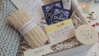 Wellness Geschenkbox, Wellness Box Rose, Gr. S, Video